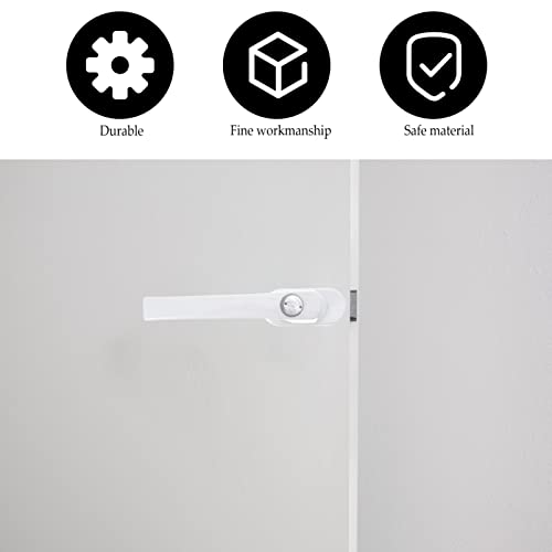 Wakauto Inside And Outside Entry Lever Two- End Lever Lock Zinc Alloy Entry Lever Home Security With Keys For Door Window #TOP4