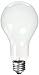 Eiko 01970 - ECA Medium Screw (E26) Inside Frosted White Photoflood Light Bulb - Pack of 2
