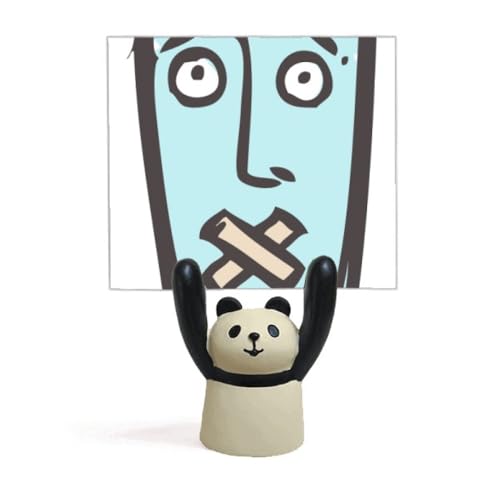 Panda stand decoration et porte-mémo animal pour papeterie de bureau et croquis fsketch