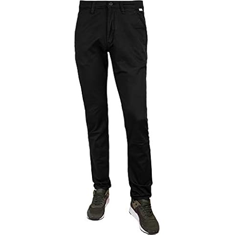 Reell Flex Tapered Chino Trousers Men's - Black - W32 Cover