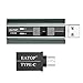 USB Flash Drives 128GB, Thumb Drive USB 3.0 Flash Drive 128GB Compatible with Mobile Phone & Computers, EATOP Mobile Phone External Expandable Memory Storage, Take More Photos & Videos, 128GB – Black