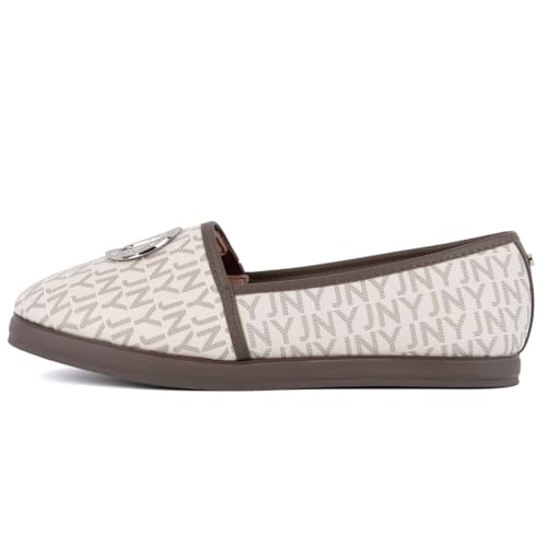 Image of Jones New York Women's Loafer - Casual Slip-On Flat Shoes, Comfortable Round Toe, Available in Wide /Medium Widths