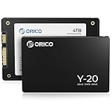 ORICO Y20 4TB 内蔵型SSD 2.5インチ 7mm 3D NAND採用 SATAIII 6Gb/s 最大読込：500MB/s (R:500MB/s、W:450MB/s) PS4動作確認済み 内蔵SSD 高耐久 メーカー 3年保証