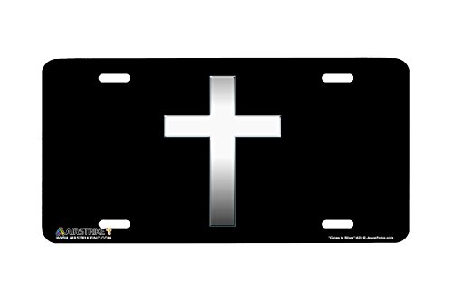 Cross License Plate, Christian Car Accessories, Christian Car Plate, Christian License Plate, Made In Usa By Airstrike License Plates (Made Of Metal)-623 #TOP11