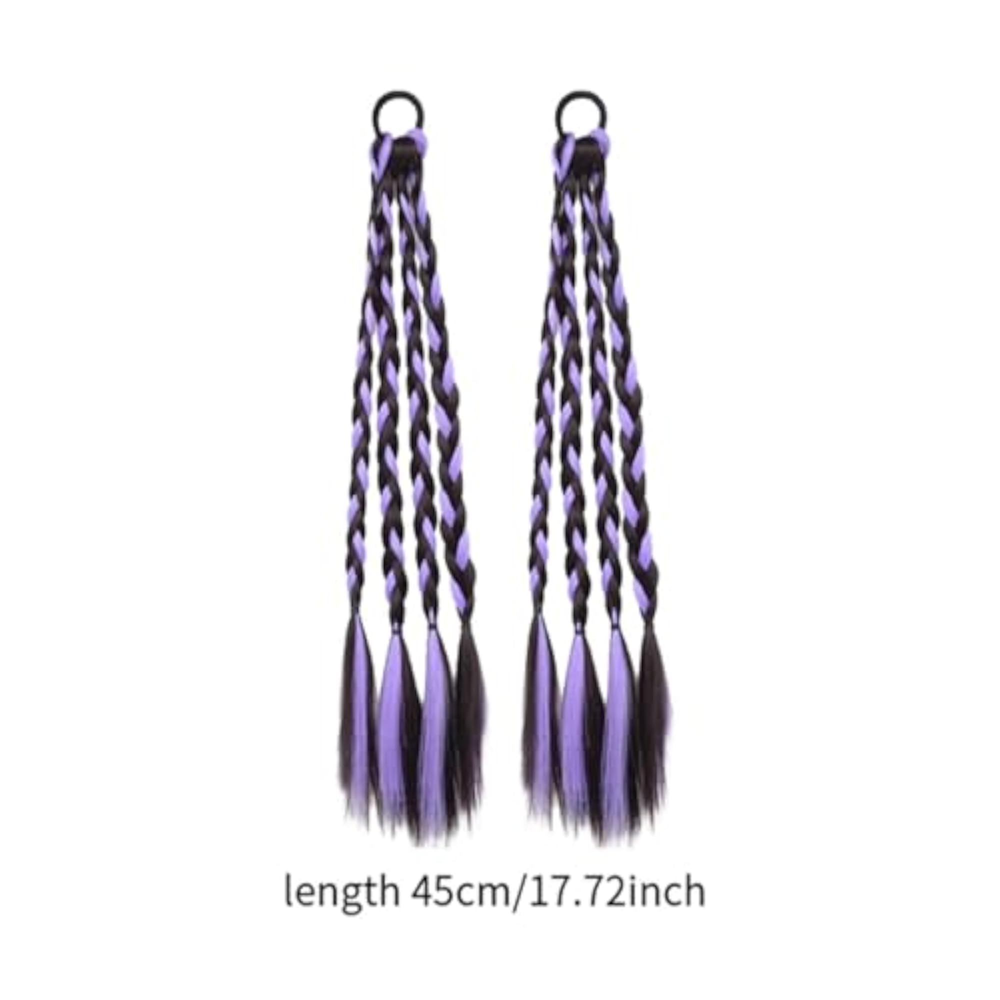 2x Braids Extensions Hair Extensions for Holiday Stage Performance