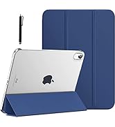 ProElite Smart Flip Case Cover for Apple iPad 10th Gen 10.9 inch 2022 Clear &amp; Hard Back with Styl...
