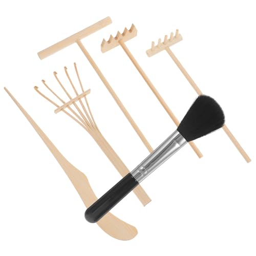 ERINGOGO 1 Juego De Rastrillos para Herramientas De Jardinería Zen Garden Tools Mini Herramientas De Jardinería Zen Mini Herramientas De Jardinería Mini Rastrillo para Jardinería Bandeja