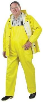 ONGUARD 76050 PVC on Polyester Bib Overall with Plain Front, Size 3XL