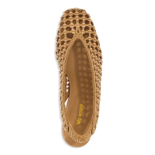 Women Slingback Strap Square Toe Pumps Slip On Low Kitten Heel Woven Sandals Summer Daily Dress Shoes Size 4-16 US3