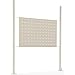 Global Industrial Risers With Louver Panel for 48" Workbench, Tan