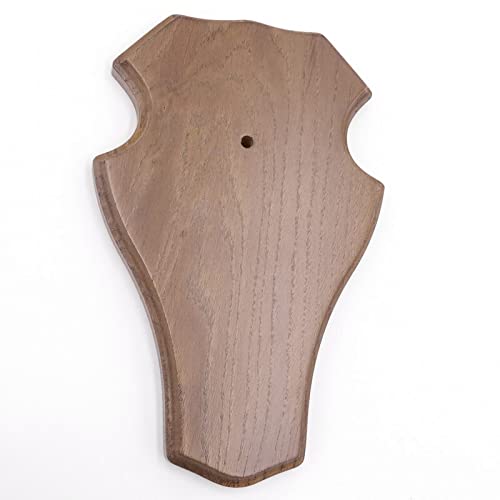 1 Stück Reh Trophäenschild Stumpf groß Braun AF 21 x 13 cm
