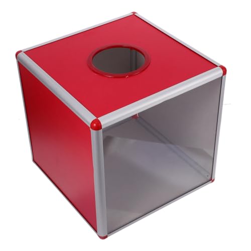 Unomor Transparent Raffle Box with Slot Clear Donation and Voting Container for Fundraisers and Events Stylish Design for Parties and Games Ticket Storage Box