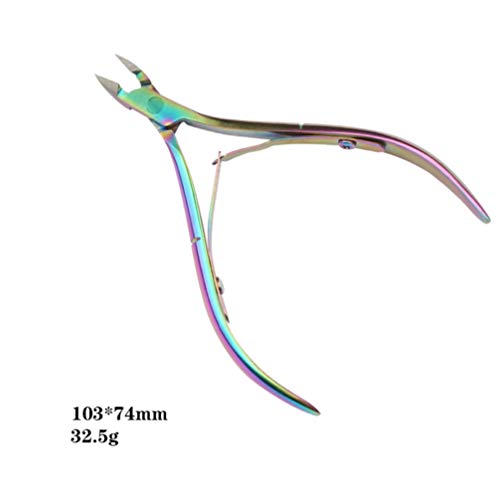 Alicate de cutícula PretyzOOM 3 peças de empurrador de cutículas de aço inoxidável profissional para