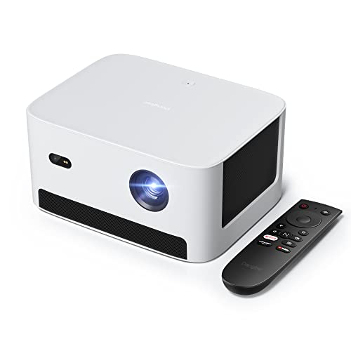 Dangbei Neo Mini Beamer Netflix-Lizenziert, Kompakter Full-HD 1080p ISO 540 Lumen Projektor mit Nativer Auflösung, WLAN und Bluetooth, Autofokus, 2 x 6 W Dolby-Audio