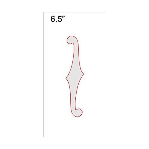 F-Hole Routing Template - 6.5" Sharp