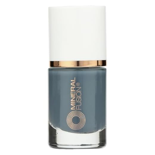 Mineral Fusion Esmalte de unha, azul, cinza, verde, Perfect Storm Perfect Storm 0,33 ml (pacote com 1)