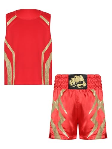 Tenue boxeur training garçon ensemble boxe enfants robuste - 3