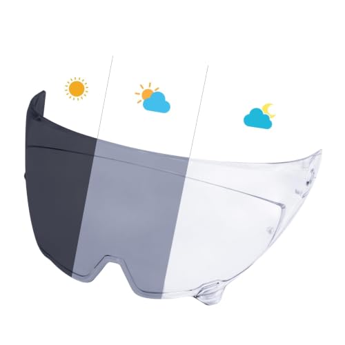Image of PSLER Photochromic Shatterproof Motorcycle Helmet Visor for Atlas 3.0 4.0