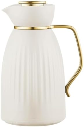 Tuut Garrafa Térmica Jade Click Abre e Fecha Off White 1L