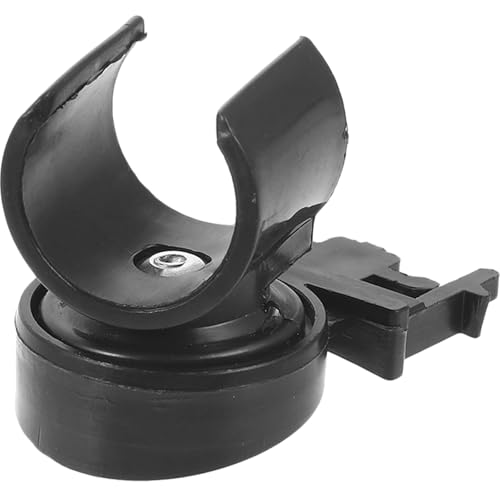 Image of Milisten Plastic Hard Hat Flashlight Clip Holder Type a 20-25mm Black