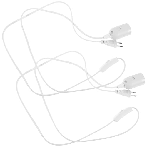 Homoyoyo 2 Piezas de colgante ocultar cables cable óptico luminarias colgantes candeeiro suspenso lamparaa colgantes cable de la lámpara de colgante el plastico