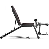 Bancos de pesas plegables, banco de abdominales de levantamiento de pesas ajustable, ejercicio de usos múltiples para gimnasio en casa, fitness de...