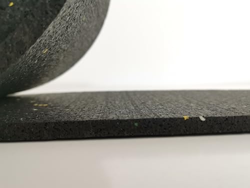 notlok Safety Work - Anti-Rutsch-Matte für Transport [ 10M x 250mm x 3mm ] | Bautenschutzmatte auf Rolle | Terrassenpads Rolle, Gummimatte Waschmaschine, Gummigranulat, Bautenschutzmatte