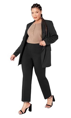 Women's Plus Size Super Stretch Bootcut Pant Black