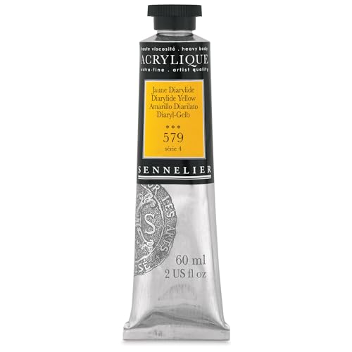 Sennelier Extra-Fine Artists' Acrylic, 60ml, Diarylide Yellow S4
