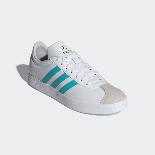 adidas Unisex Mercedes - Amg Petronas Formula One Team Vl Court Shoes, FTWR White/Semi Mint Rush/Grey One, 46 2/3 EU – Ansicht 6