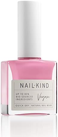 NailKind - Bon Bon Blush Natural Nail Polish - Vegan And Cruelty Free - Quick-Drying Long Lasting Nail Polish
