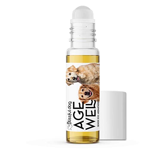 Image of The Blissful Dog Golden Retriever Age Well Dog Aromatherapy Roll-On Bottle for Your Dog's Peaceful Ageing