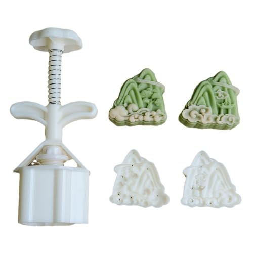 Gdfhyjn Mondkuchenpresse Modellierwerkzeug Set