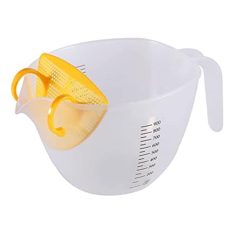 Nchdewui Plastic Measuring Jugs, Cooking & Baking Measuring Jug, Mixing Bowl, Measuring Jug Perfect for Mixing and Stirring Cooking and Baking Ingredients Cover