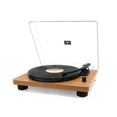 Tourne-disque en vinyle Bluetooth avec cache anti-poussière transparent Tourne-disque phonographe vintage Intégré 2 haut… - Les Beatles, Paul McCartney, John Lennon, RIngo Starr, George Harrison Tourne-disque en vinyle Bluetooth avec cache anti-poussière transparent Tourne-disque phonographe vintage Intégré 2 haut…