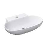 Lavabo de diseño Brüssel-899 | hecho de cerámica | adecuado como lavabo suspendido