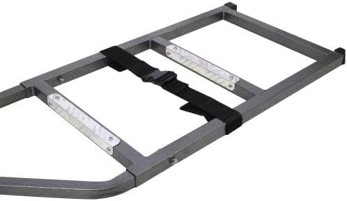 Pickup Truck Tailgate Ladder - Universal Fit, Stainless Steel Self Drilling Hex Screws for Easy Install, Durable Aluminum Step Grip Plates, and Sturdy Rubber Ladder Feet Tailgate Ladders