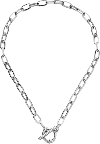 Collier à bascule en argent sterling 925 pour femmes avec pendentif cadenas
