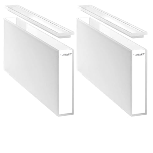 Image of LABART Glass Cuvette (Pathlength: 100mm, Volume: 35ml with PTFE Cover, Spectrophotometer) Set of 2 Pcs with Transmission Certificate