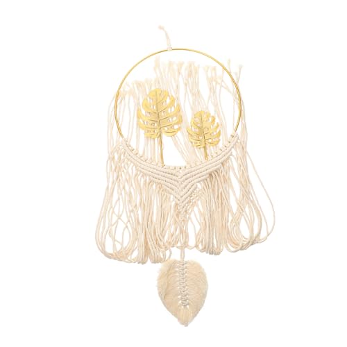 Tapiz tejido de algodón PRETYZOOM con borlas para decorar un dormitorio bohemio