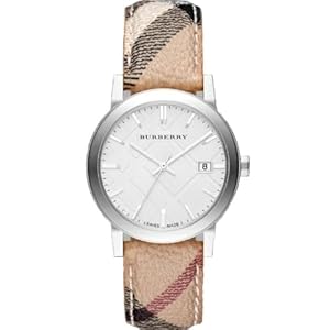 BURBERRY BU9025 – Women’s Watch, Leather Strap, Strip, Strip