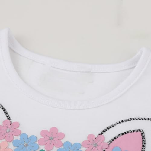 Image of Toddler Girls Tutu Dresses Cute Casual Short Sleeve Dress for Summer Daily Home School Party 2-8T