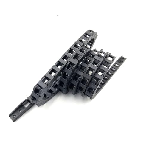 Chaîne porte-câble en nylon robuste de type pont non ouvrante 1m - 3