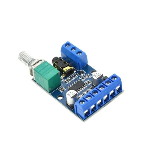 DC 8-24V 30W x 2 Class D Dual Channel High Power Stereo Digital Amplifier Board with Adjustable Volume Potentiometer