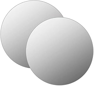 vidaXL Frameless Mirror Round Bathroom Living Room Makeup Vanity Decoration Accessory 30cm Glass