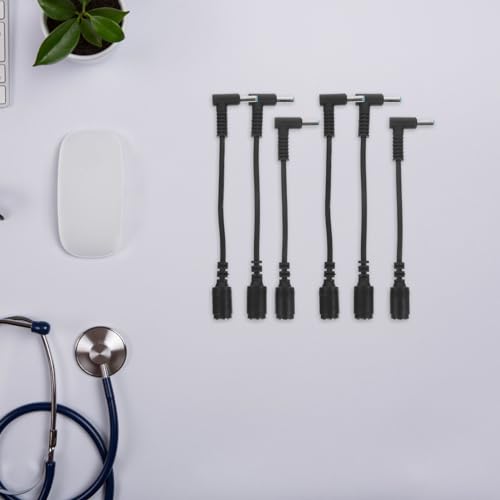 Cable adaptador de corriente LABRIMP hembra a macho para portátil pack de 10 conectores de carga 2