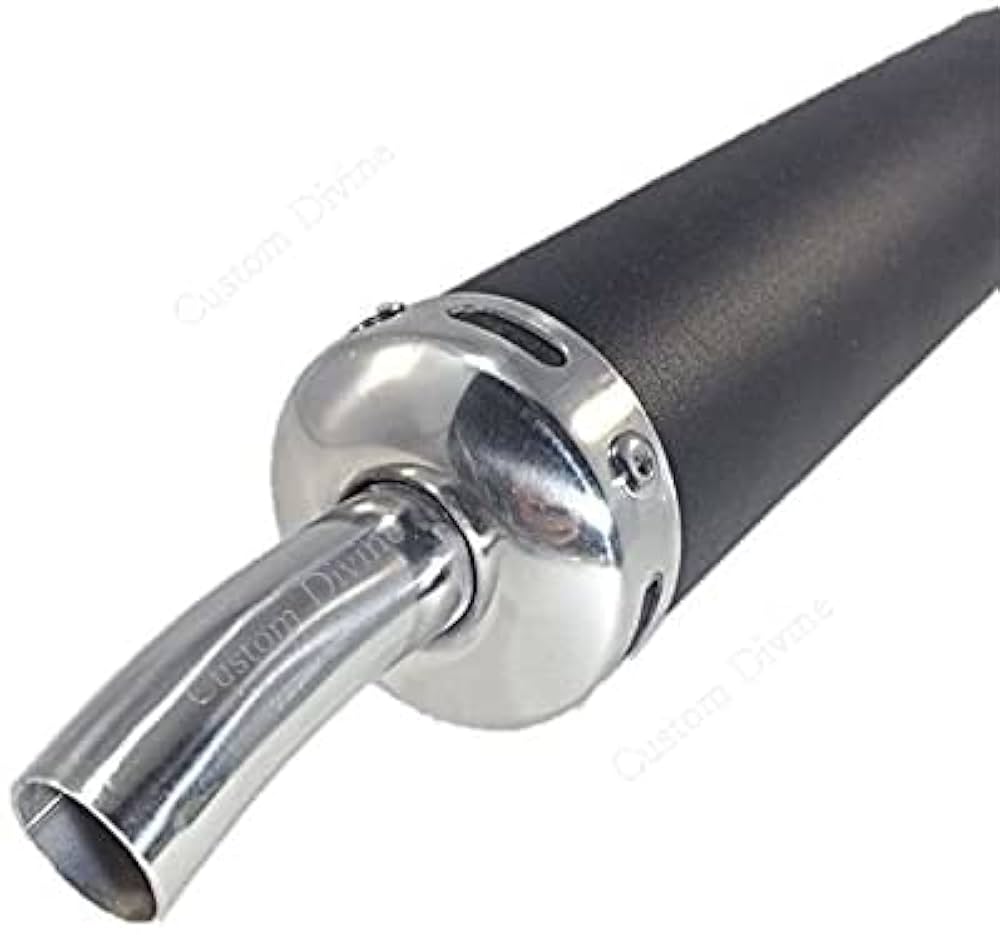 DOISHIN RACING マフラー シルバー Amazon | 2 ストローク 2st チャンバー マフラー サイレンサー