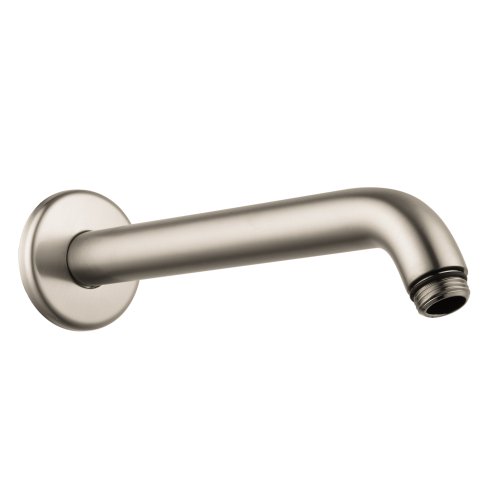 Hansgrohe Replacement 9-Inch Modern Rain Shower Showerarm In Brushed Nickel, For Wall Mount Showerhead, 27412821 #TOP16