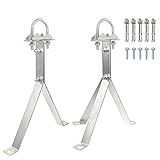 XRDS-RF Antenna Wall Mount 12 Inch Heavy-Duty Stand Off Wall Mast Mount Windproof Antenna Mounting Bracket (2-Leg + 3-Leg)