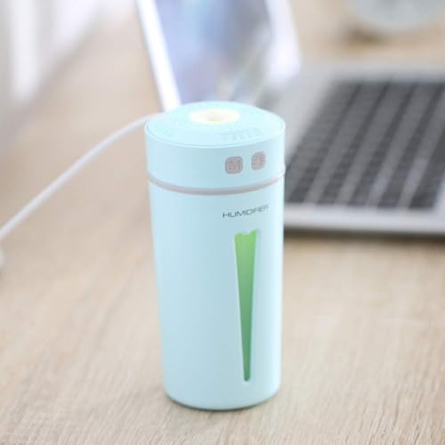 Humidificateur d'air compact format tasse avec diffuseur et veilleuse LED - 4